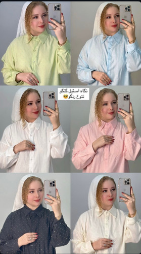 شومیز نخی وارداتی فول نگین بدون ریزش